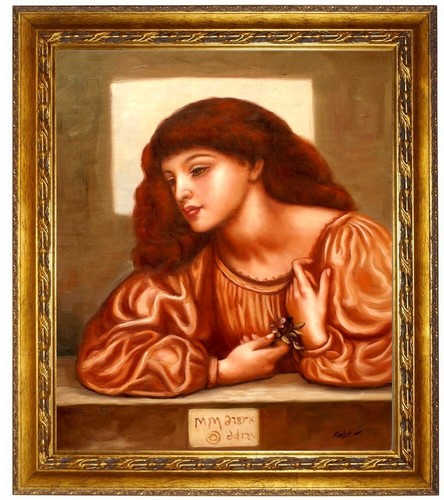 ölbild dante rossetti may - Ölbild,