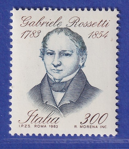 Italien 1983 dichter gabriele - italien,